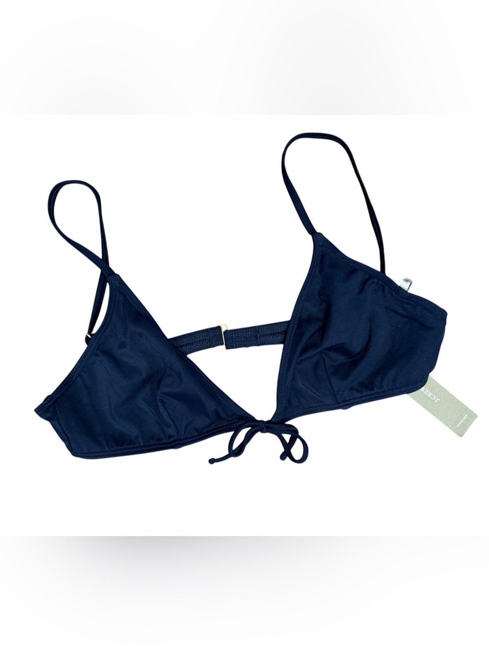 J.Crew Navy Blue Bikini Top Medium NWT